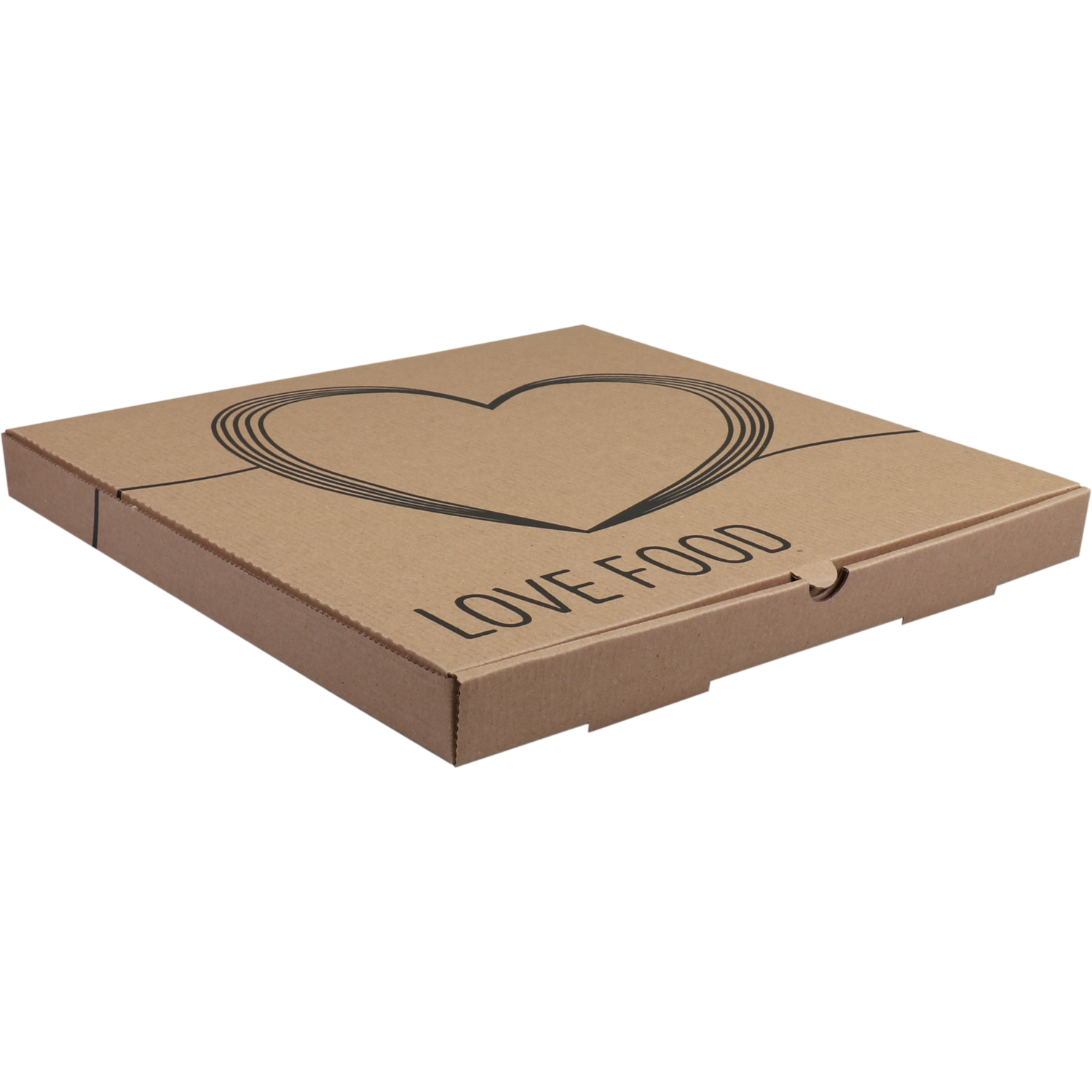  Pizzadoos, Americano Love Food, golfkarton, 32x32x3cm, bruin 1